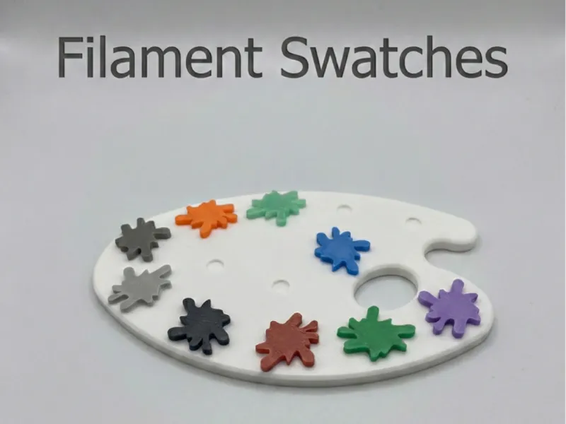 ARTIST PALETTE FILAMENT SWATCH - No support