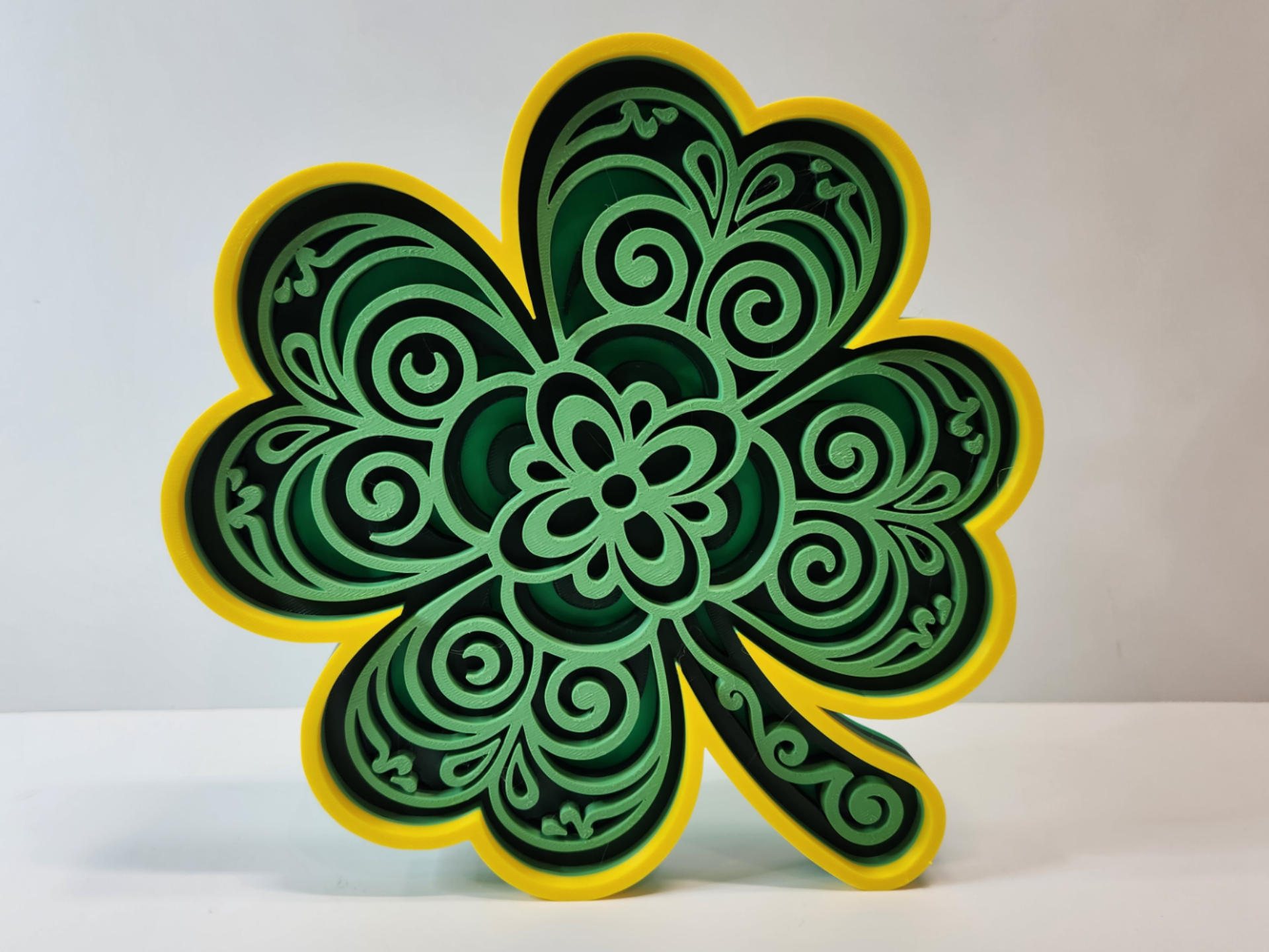 Celtic Shamrock Mandala –  St. Patrick’s Decor
