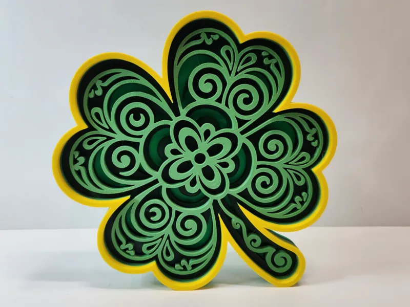 Celtic Shamrock Mandala –  St. Patrick’s Decor
