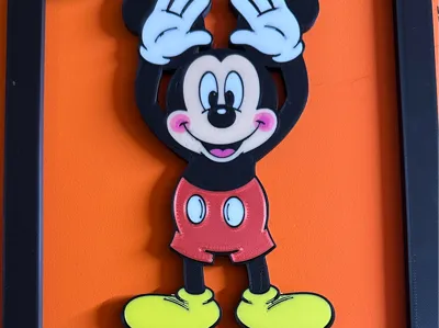 Mickey Mouse Wall Art in Frame