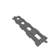 Straight Track, Double Length with Modified Sleeper