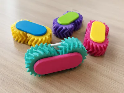 Helical Gear Fidget (Fast Print)