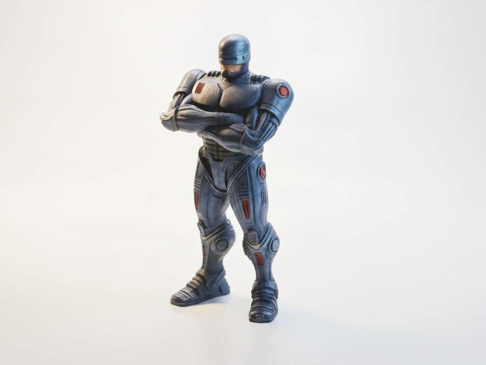 Buff Robocop Figurine Action Hero 3D Printable