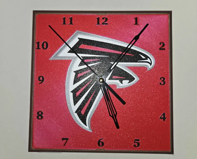Atlanta Falcons Clock Face