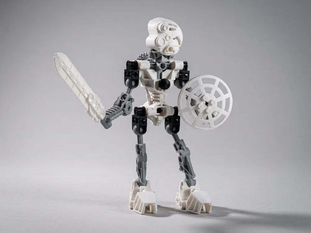 Accesorio para filamento: Bionicle Toa Kopaka - Kit d'Assemblaggio Completo. Referencia del modelo original.