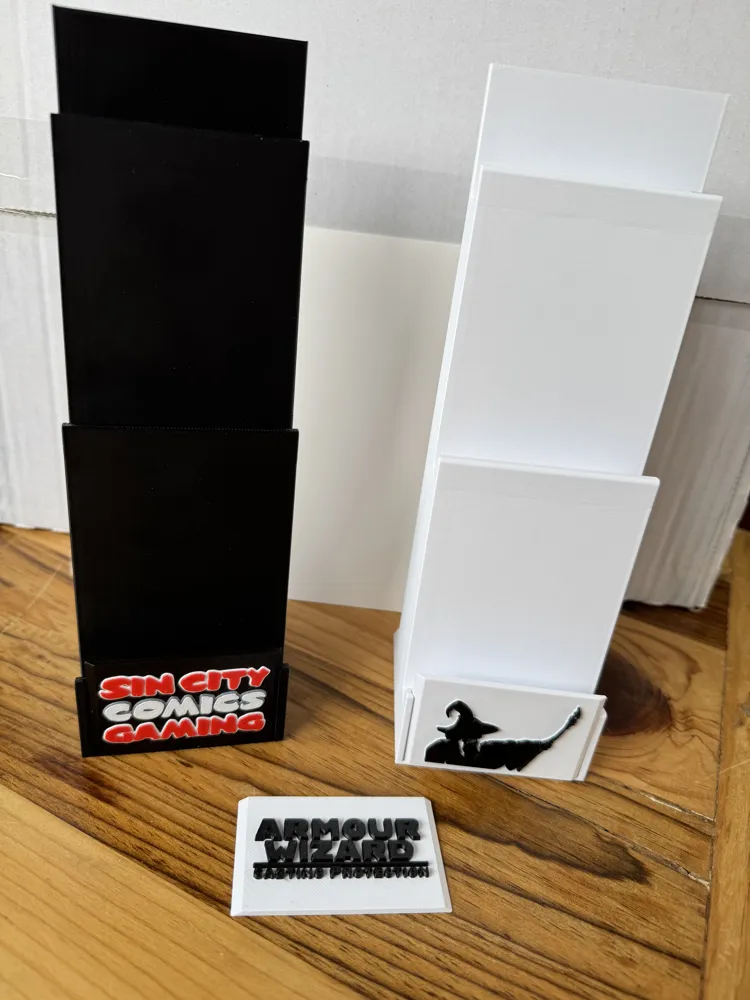 Showcase 3-Tier Card Stand Grade Trading Card TCG - Free 3D Print Model ...