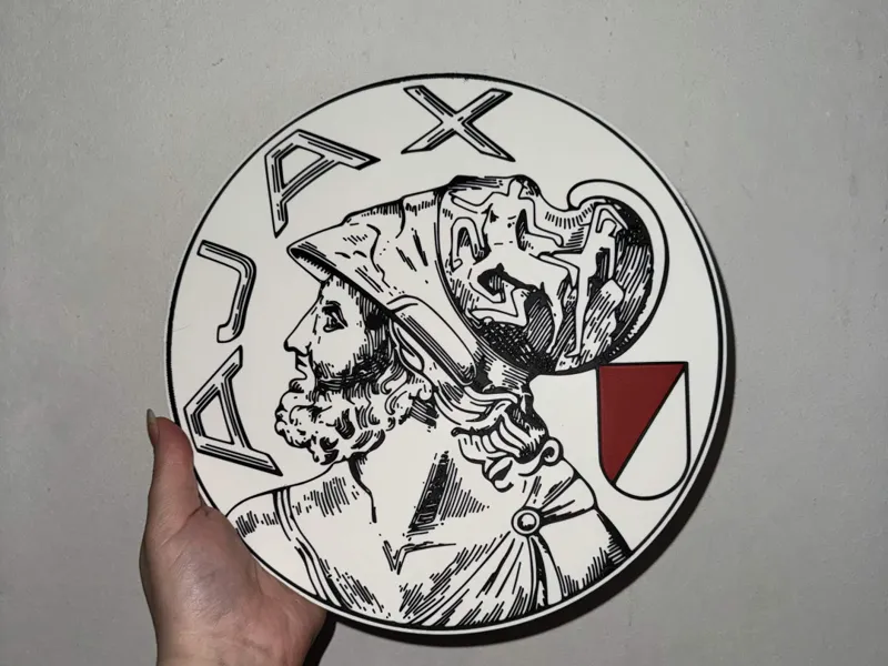 Ajax Logo wallart 25x25cm