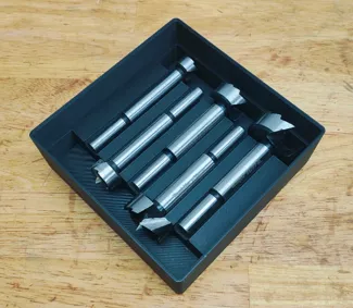 Gridfinity Forstner bit holder