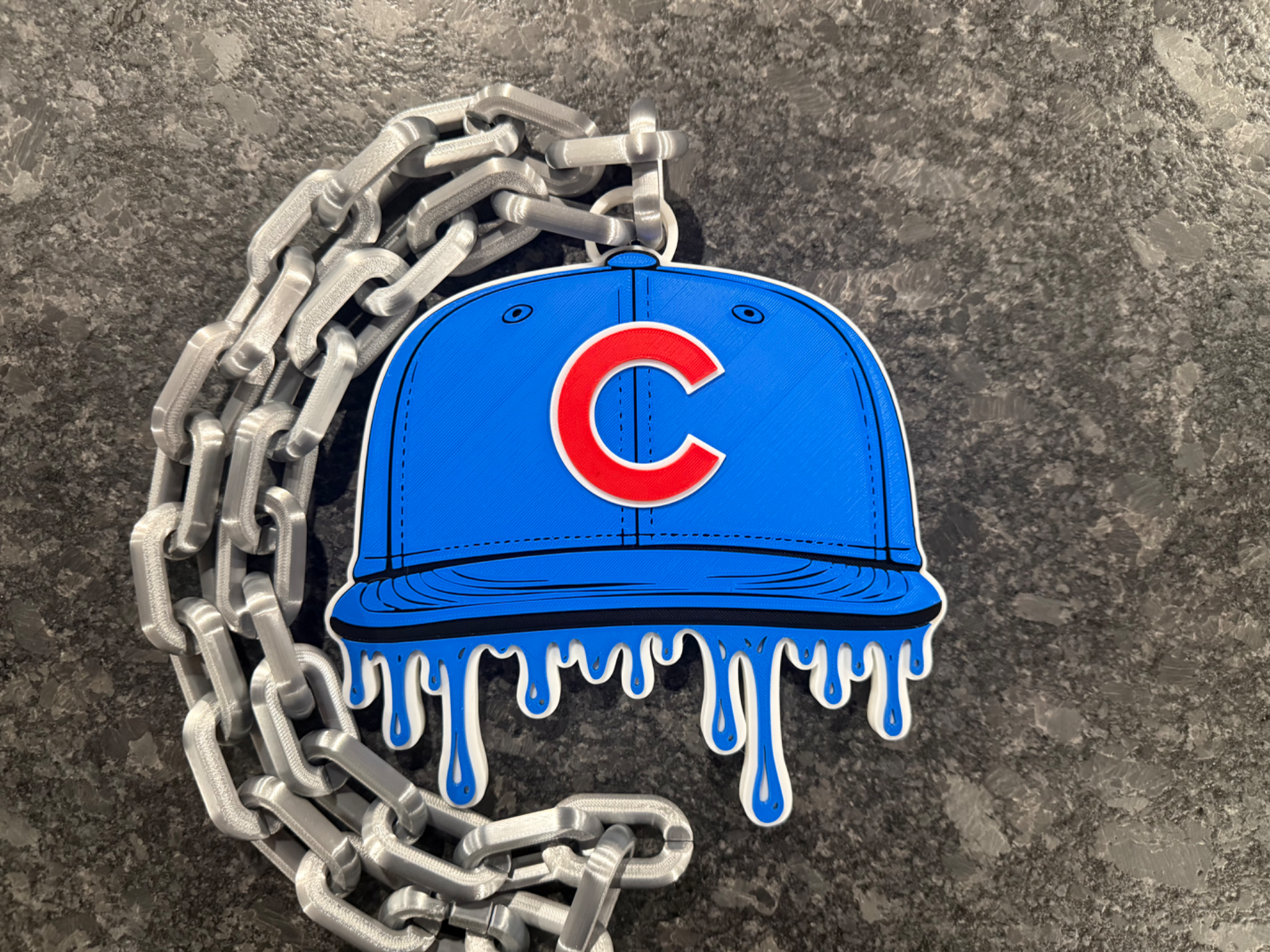 Chicago Cubs Drip Baseball Cap Hype Chain