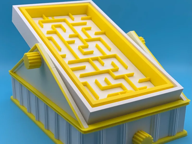 A Sisyphean Task- Tilt Table Marble Maze
