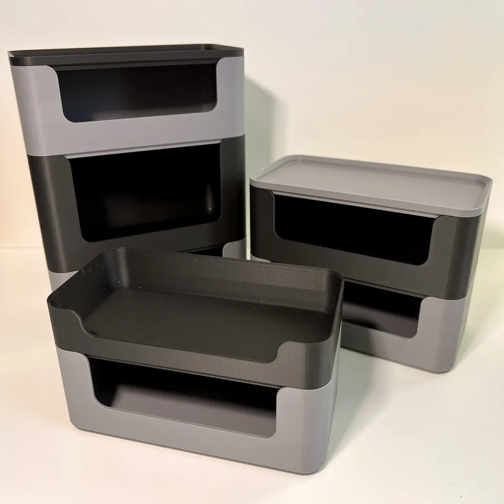 Modular Stackable Storage Bin Set - Free 3D Print Model - MakerWorld