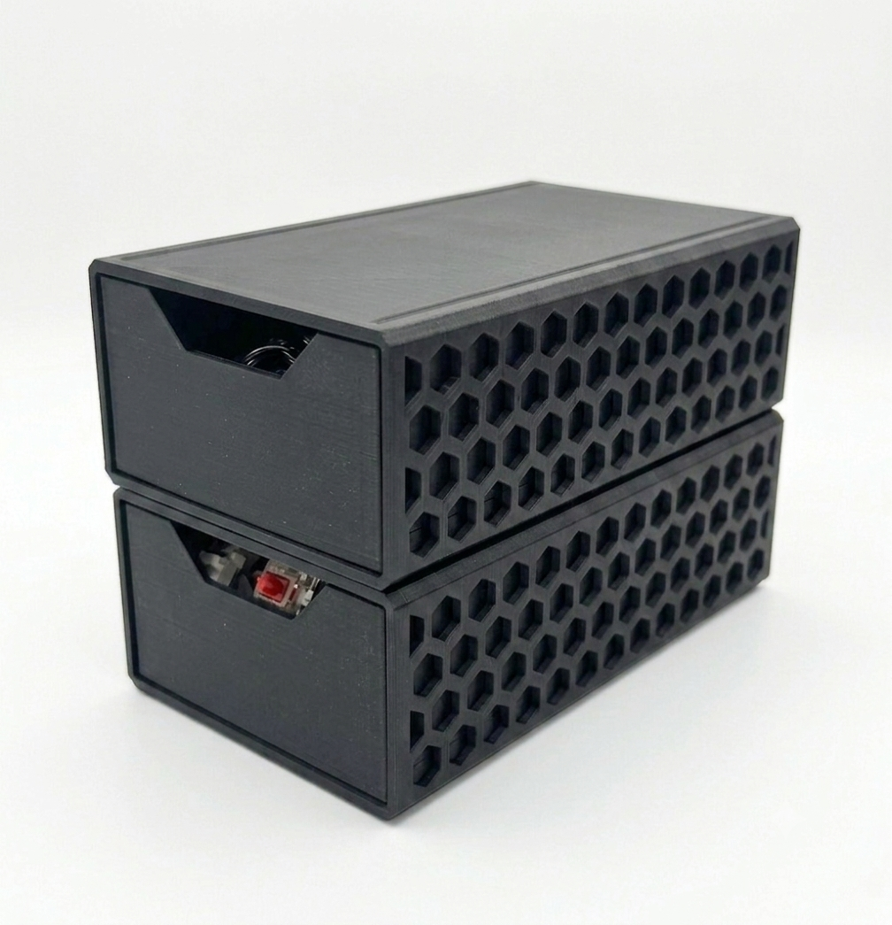 Miniatura 4 do modelo 3D Stackable Storage System | HexDrawer Organizer