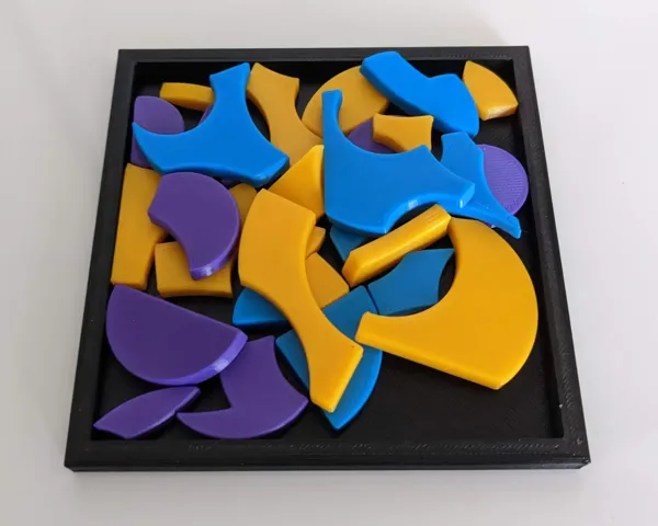 Puzzle tapis vintage seventies