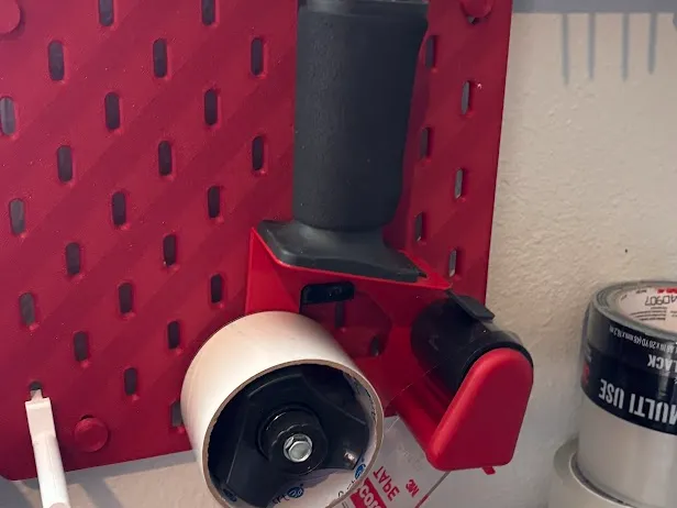 Skadis Moving Tape Dispenser Holder