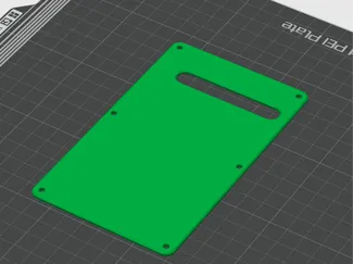Fender Stratocaster Back Plate Left Handed