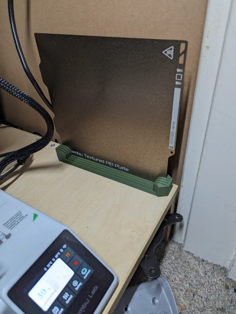 Simple 4 Plate Stand for A1 Mini