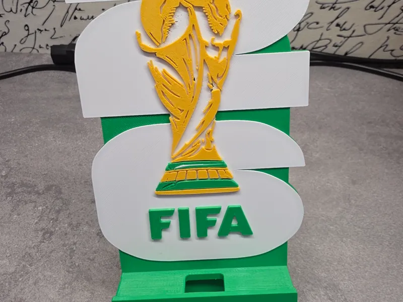 A phone stand for 2026 World Cup fans