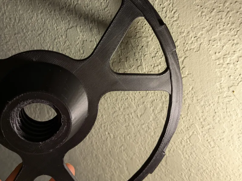 With internal filament clip