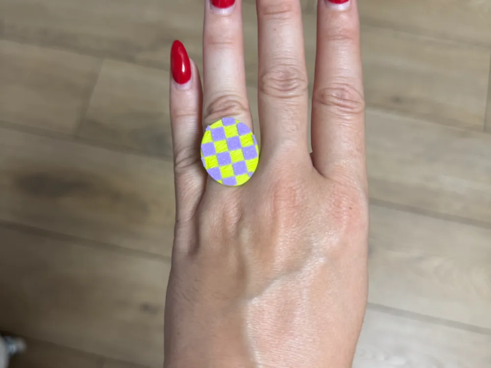 Marco decorativo: Anillo Modular Cuadrados. Referencia del modelo original.