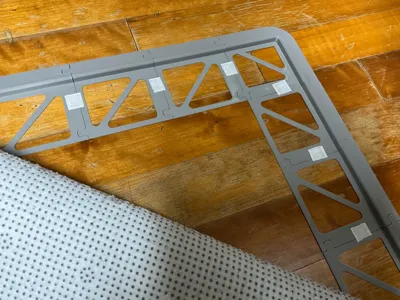 Carpet ramp corner part