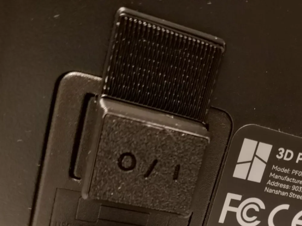 ON / OFF Switch Light Cover For The P1S - Free 3D Print Model - MakerWorld