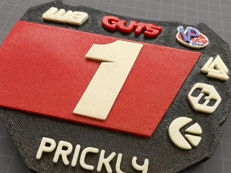 number 1 odi plate decal