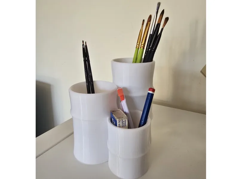 Bamboo Brush/Pencil Holder