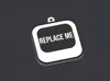 Replaceable text/image Profile