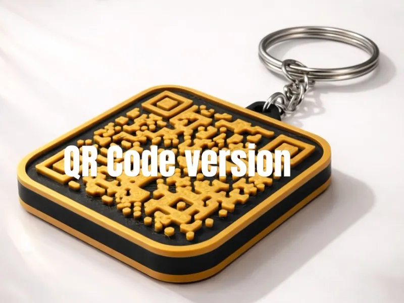 Customizable two sided keychain (Base model)
