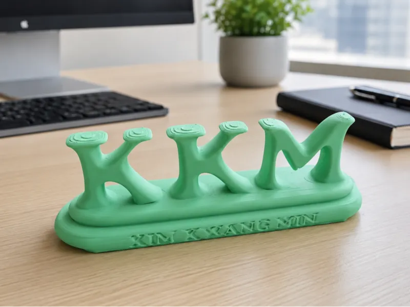 KKM Custom Nameplate Display Stand
