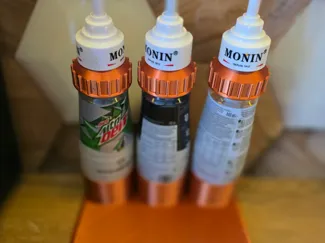 SodaStream Syrup Holder – 3 Bottle Organizer 