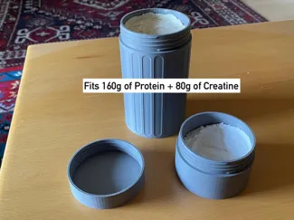Protein + Creatine Container