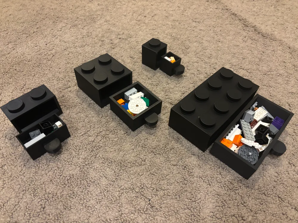 500% upscaled brick containers - Free 3D Print Model - MakerWorld