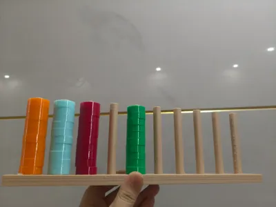 Puzzle Rainbow Ring Game