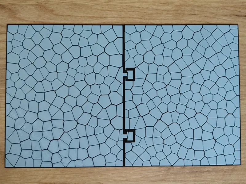40K 11th Terrain Footprint 7x11.5–Large Ruins Base
