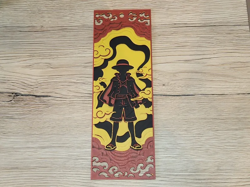 One Piece Papercut Bookmark – Luffy