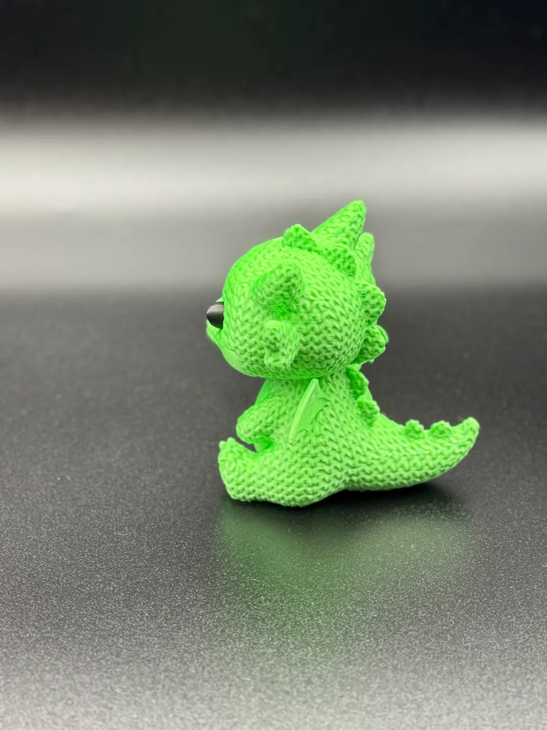Cute Knitted Baby Dragon view 3