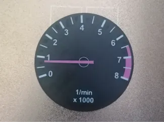 BMW tachometer coaster