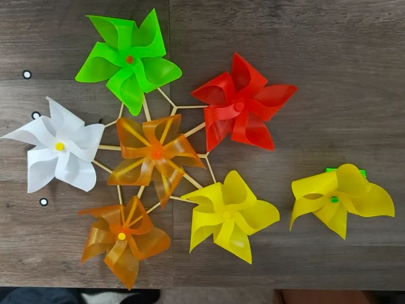 Colorful Windmill Spinner