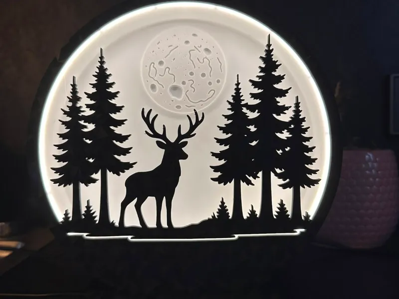 Shadowbox Deer