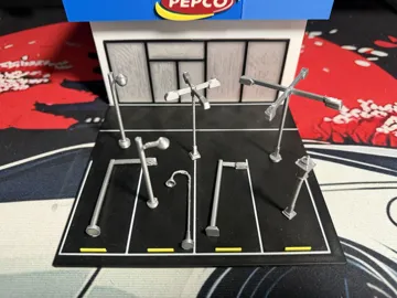 Accesorio de iluminación decorativa: Street Lamps for 1:64 scale cars ,diorama ,garage — vista de referencia 5