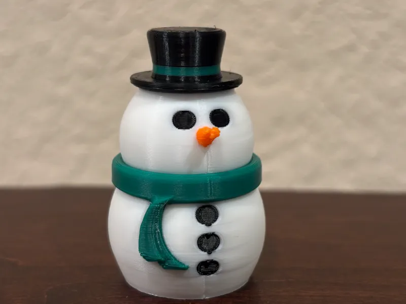 Mini Snowman- Print in place