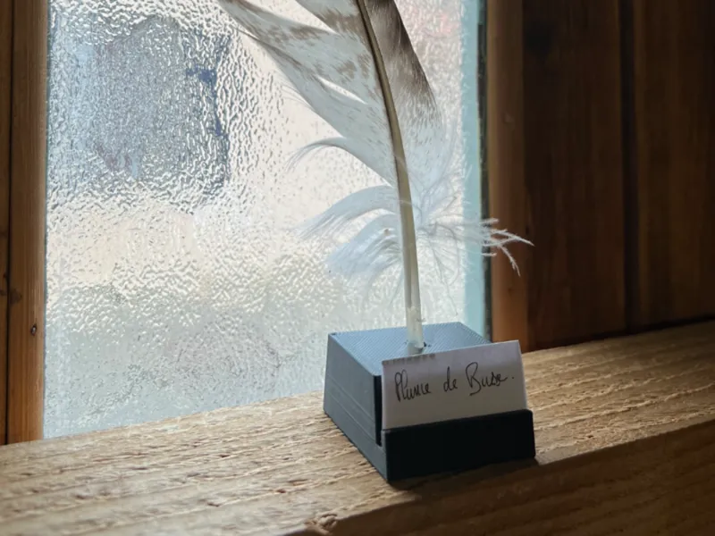 Présentoir à Plume