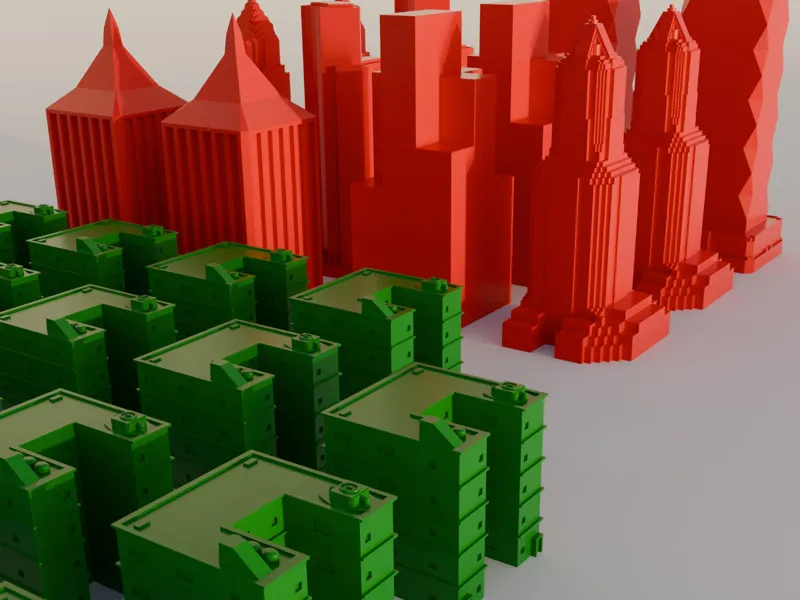 MONOPOLY apartments and skyscrapers