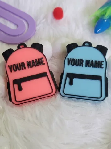 Modelo para impresión 3D: Identificador de Bolsos / Morrales Personalizable — vista de referencia 2