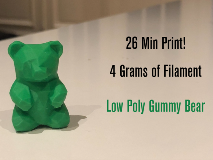 Low Poly Gummy Bear 