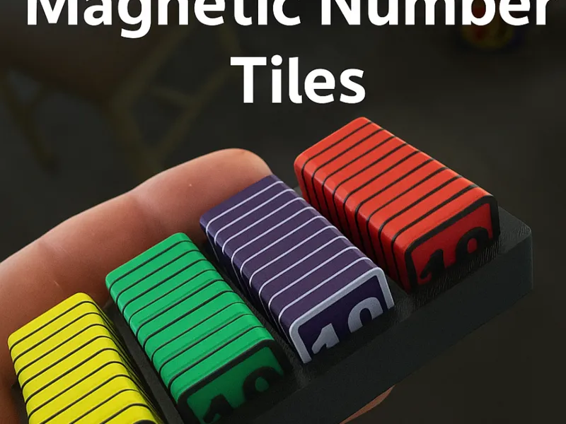 Magnetic Number Tiles
