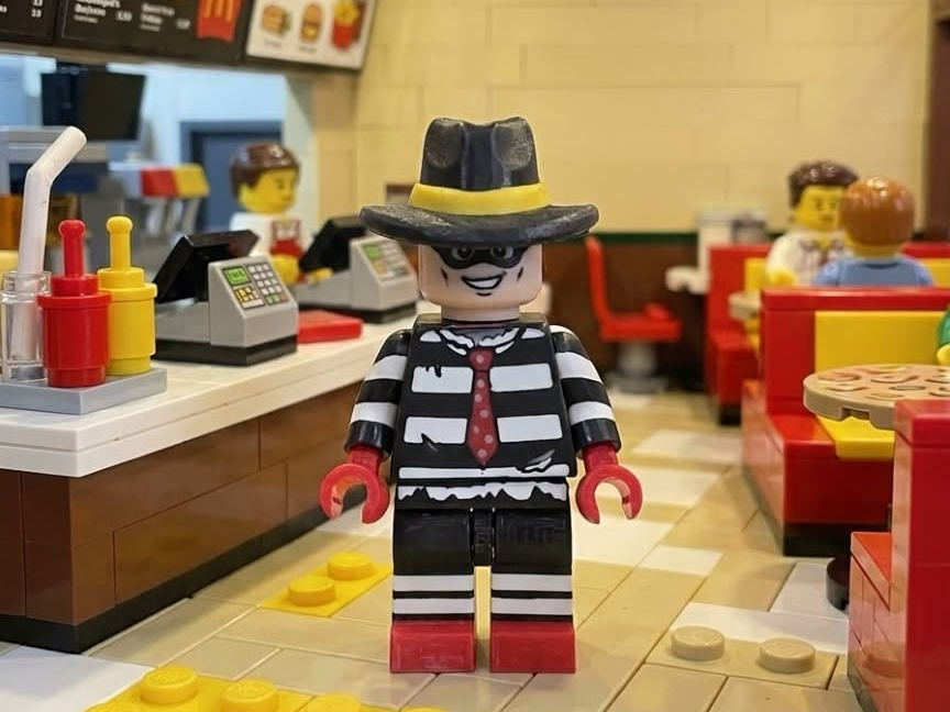 Big Brick Burglar Guy - 3D printed Characters, in stock in India