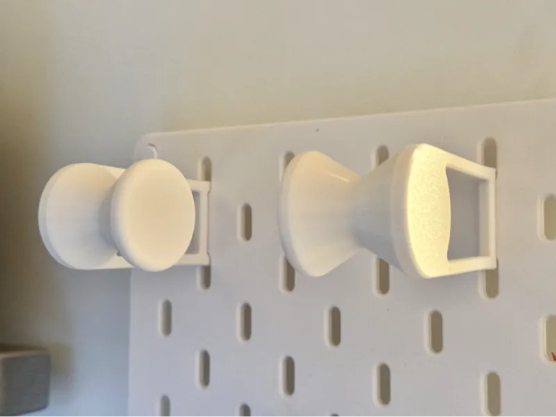 Paper roll holder for IKEA Skadis