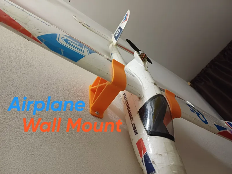 RC Airplane wall mount